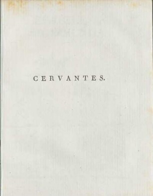Cervantes.