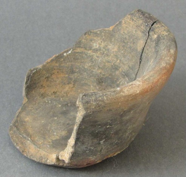 Fragment of a clay vessel