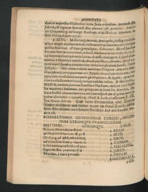 Schematismus Genealogiae Christi
