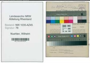 Entnazifizierung Wilhelm Nuehlen , geb. 01.06.1902 (Lehrer)