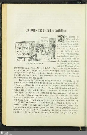 Die Wahl- und politischen Agitationen