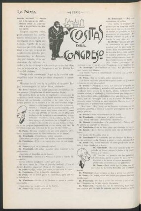 Cositas del congreso