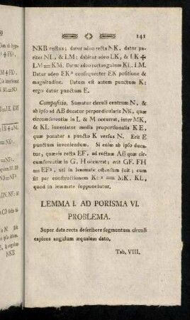 141-149, Porisma VI