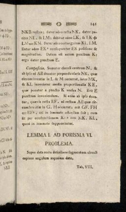 141-149, Porisma VI