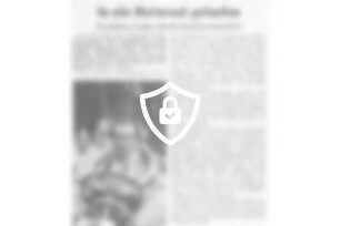In ein Motorrad gelaufen