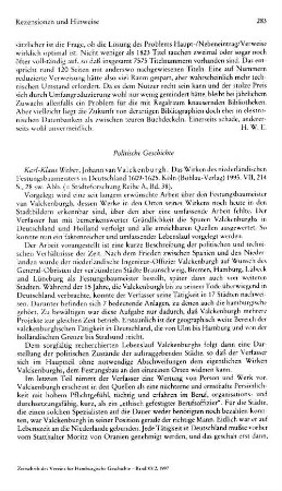 Weber, Karl-Klaus :: Johann van Valckenburgh, das Wirken des niederländischen Festungsbaumeisters in Deutschland 1609-1625, (Städteforschung Reihe A, 38) : Köln, Böhlau 1995