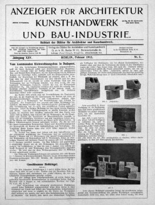 Nr. 2, Februar 1912