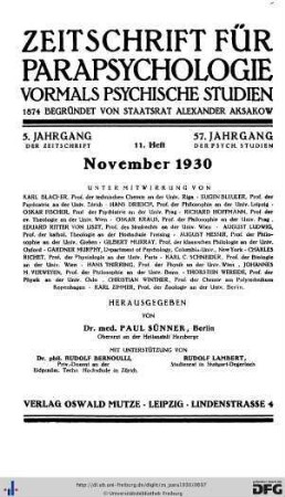 Heft 11 (November)