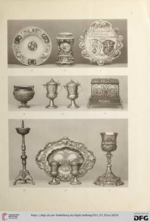 Tafel I-XV