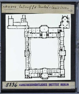 Paris, Palais du Louvre : Grundriss