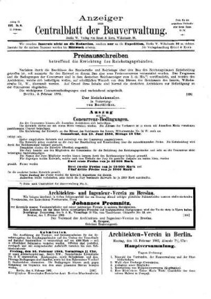 Anzeiger zum Zentralblatt der Bauverwaltung, No. 6