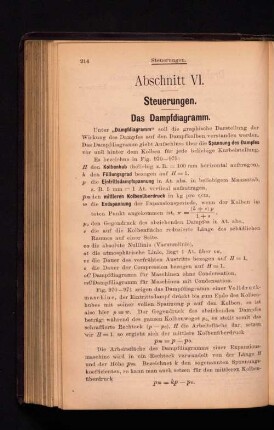 Abschnitt VI. Steuerungen.
