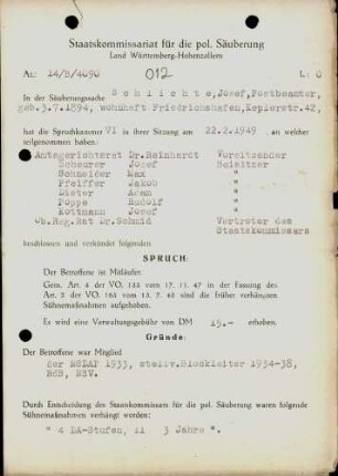 Schlichte, Josef