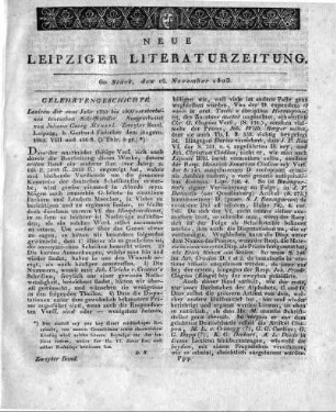 Lexicon des vom Jahr 1750 bis 1800 verstorbenen teutschen Schriftsteller. Ausgearbeitet Von Johann Georg Meusel. Zweyter Band. Leipzig, b. Gerhard Fleischer dem jüngern. 1803. VIII und 456 S.
