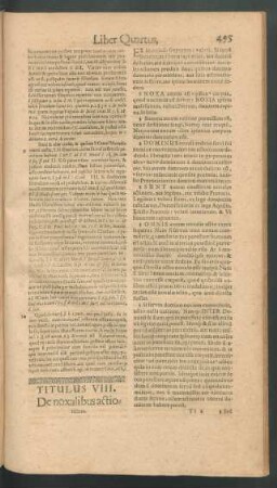 Titulus VIII. De noxalibus actionibus.