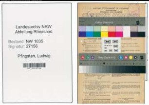 Entnazifizierung Ludwig Pfingsten , geb. 08.05.1901 (Kaufmaennischer Angestellter)