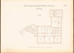 Lehrerseminar, Osterburg: Grundriss EG