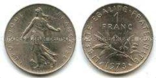 Frankreich, 1 Franc