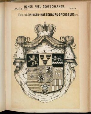 Taf. 48. Fürst zu Leiningen-Hartenburg-Dachsburg, and.