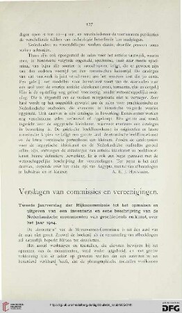 Verslagen van commissies en vereenigingen
