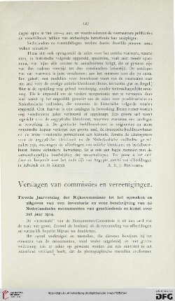 Verslagen van commissies en vereenigingen
