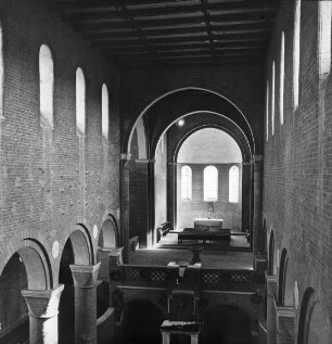 Jerichow, ehem. Stiftskirche, Inneres, nach Osten