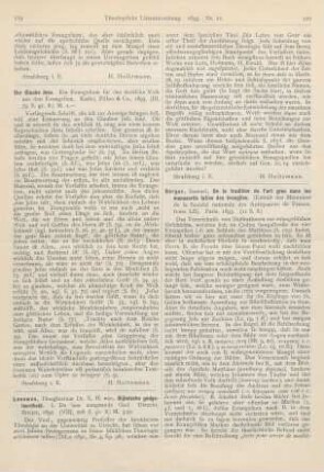 519 [Rezension] Der Glaube Jesu. Ein Evangelium für das deutsche Volk aus den Evangelien