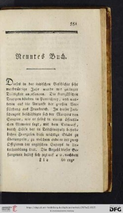 Neuntes Buch