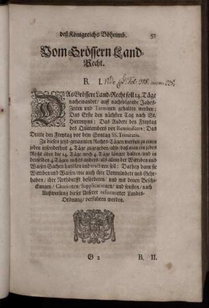 [die Tituli von denen unterschiedenen Tribunalien des Königreichs, und denen Processen, so vor denen gehalten.]