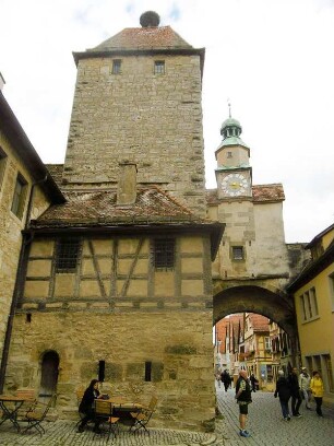 Rothenburg ob der Tauber: Markusturm und Röderbogen