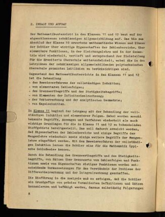 2. Inhalt und Aufbau