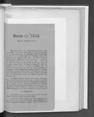 Verein für Handlungs-Commis von 1858.