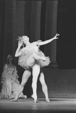 Szenenbilder einer Aufführung des Kirow-Balletts. Gastspiel des Mariinski-Theaters Leningrad in Berlin, 01.10.1962