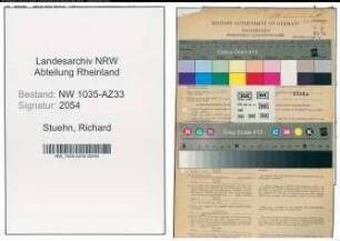 Entnazifizierung Richard Stuehn , geb. 01.12.1901 ()
