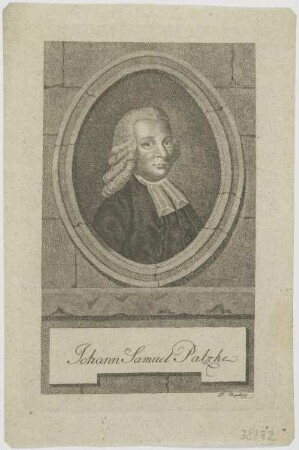Bildnis des Johann Samuel Patzke