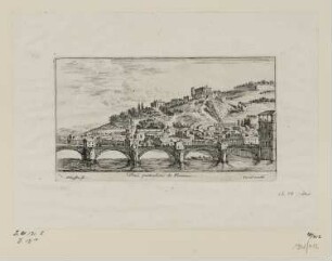 Veuë particuliere de Florence, aus: "Ansichten von Rom und Italien"