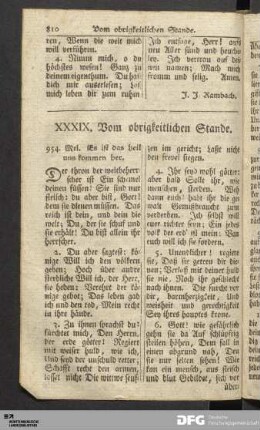 XXXIX. Vom obrigkeitlichen Stande.