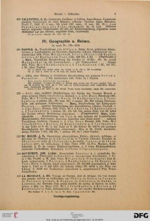 Geographie u. Reisen (Nr. 210-217)