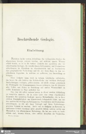 Beschreibende Geologie