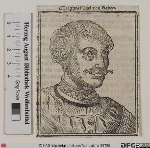 Bildnis Karl I., Markgraf von Baden-Durlach (reg. 1453-75)