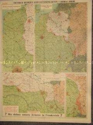Karten zum 1. Weltkrieg im November 1915