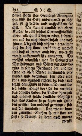 194-203, Du kannst nemlich mit einem Kinde, so bald ...