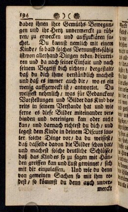 194-203, Du kannst nemlich mit einem Kinde, so bald ...