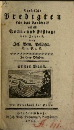 Praktische Predigten für das Landvolk auf alle Sonn- und Festtage des Jahres, 1