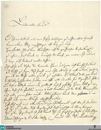 Brief von Johann Wenzel Kalliwoda an Johann Janatka vom 06.02.1859 - K 3170,684