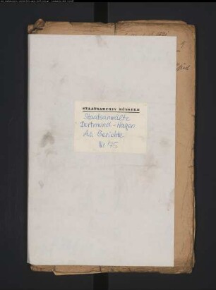 Angeklagter: Halfar, Alex: Landfriedensbruch (Plünderungen usw. in Hamm am 3.- 4.7.1919)