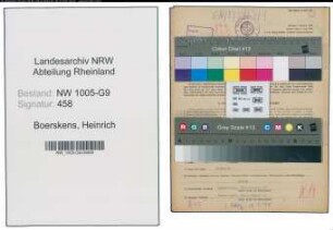 Entnazifizierung Heinrich Boerskens , geb. 01.08.1903 (Unternehmer)