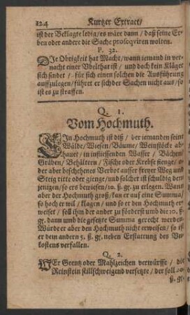 Vom Hochmuth.