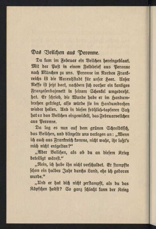 88-91, Das Veilchen aus Peronne