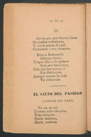 El salto del pasiego. : (Canción de naná)